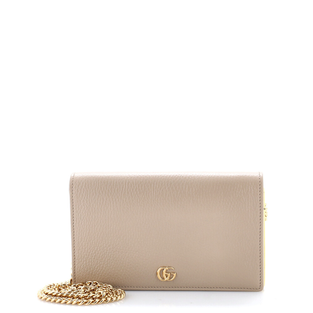 Gucci Mini Petite GG Marmont Chain Wallet